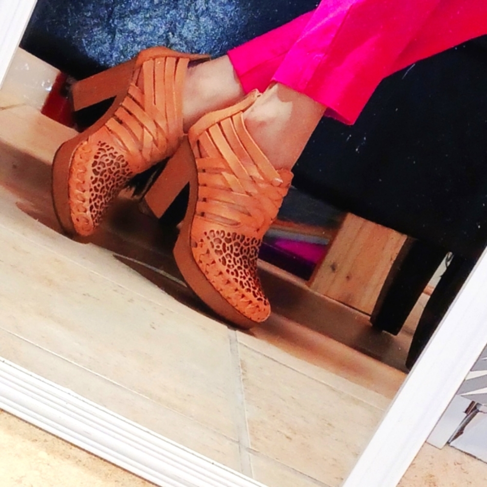 Leather Handmade heels